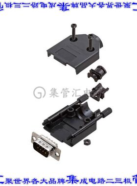 6355-0032-01 连接器9POS插头公引脚2排D-Sub自由悬挂