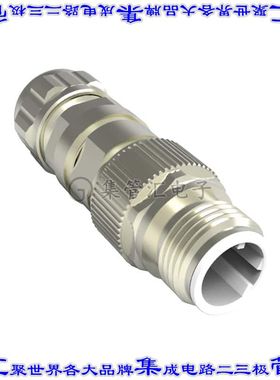 1-2308331-2 圆形连接器4POS插座外壳用于公插针银色自由悬挂底壳