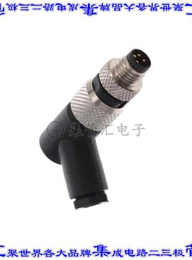 CNM08-R4SP0-BP5 圆形连接器4POS插座公形引脚螺钉镀金自由悬挂直