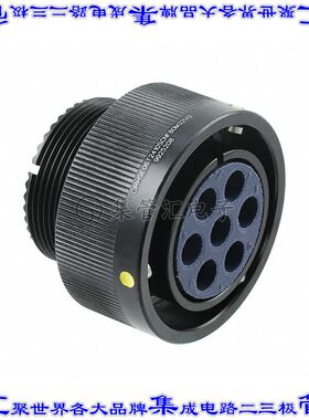 CIRHSE06T2410SCNF80M32V0 圆形连接器7POS插头外壳用于母插口黑