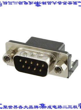 182-009-113R561 连接器9POS插头公引脚2排D-Sub面板安装通孔直角