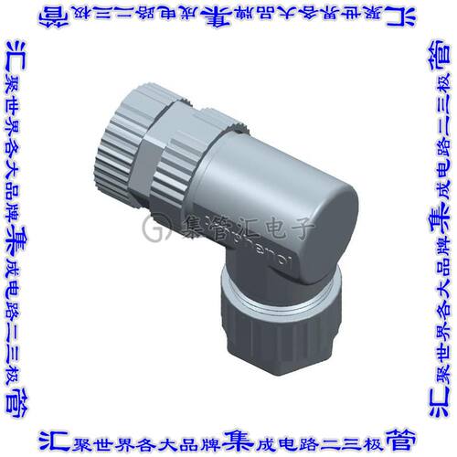 M12A-05BFFB-SR7001 圆形连接器5POS插座母插口螺钉镀金自由悬挂