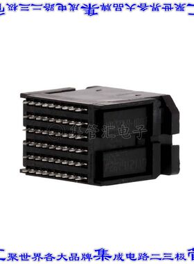 10122769-101LF 背板连接器54POS接头公引脚9排通孔黑色