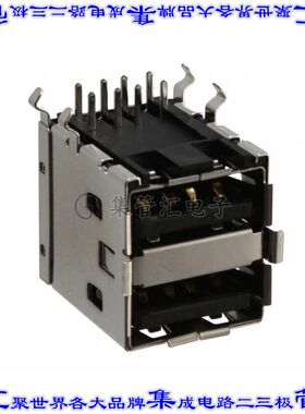 672983091 0672983091连接器USB-A叠接式插座8POS通孔直角
