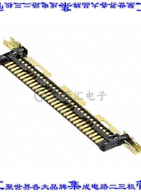 DF81D-30P-0.4SD(52) 矩形连接器30POS插头0.4mm外罩触点黑色焊接