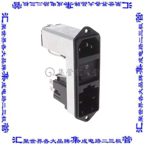 CG16.5101.151 电源接入连接器3POS插座公插片模块IEC320-C14面板