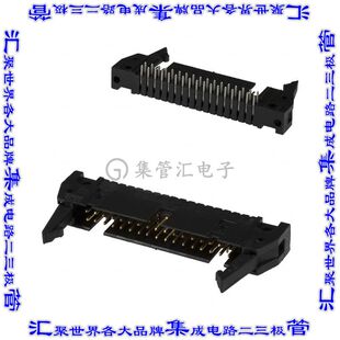 5102322-8 针座连接器34POS接头2排2.54mm公形插针通孔直角镀金