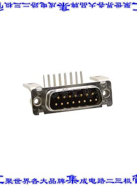 DA-15P-1A7N-K87 连接器15POS插头公引脚2排D-Sub面板安装通孔直