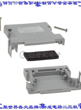 3485-2300F 连接器25POS后壳180度无屏蔽灰色
