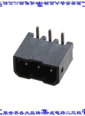 1778638 端子块连接器3POS接头公引脚带罩2.5mm黑色90DEG通孔