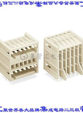 734-406/001-000 端子块连接器12POS接头公引脚带罩2排3.5mm灰色9
