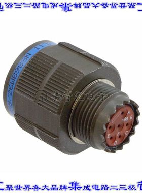 D38999/26WB98SNLC 圆形连接器6POS插头外壳用于母插口草绿色自由