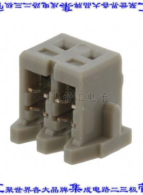02KR-6H-P 矩形连接器2POS插口2mm母插口灰色IDC锡自由悬挂