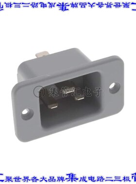 6163.0006 电源接入连接器3POS插座公型片状插脚IEC320-C20面板安