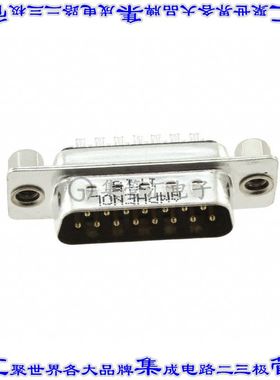 L717SDAH15P 连接器15POS插头公引脚2排D-Sub自由悬挂
