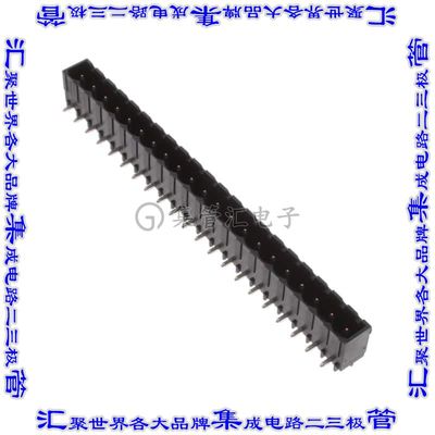 2-2342083-1 端子块连接器21POS接头公引脚带罩5.08mm黑色90DEG通