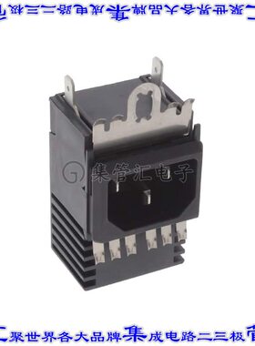 GRF4.0021.013.C 电源接入连接器3POS插座公型片状插脚IEC320-C14