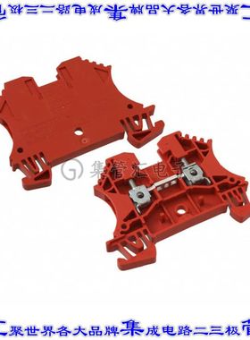 1020040000 端子块连接器2POS馈通式5.1mm红色12-30AWG