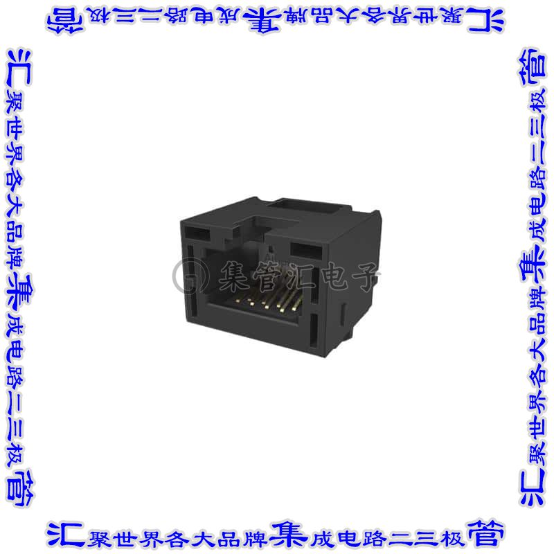 RJE3C1880402 接插件连接器8P8C, RA, CAT6A, SMT, WITHOUT SH