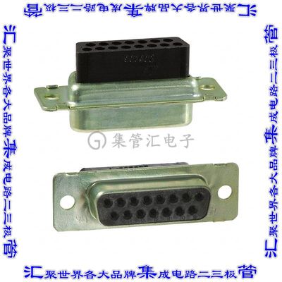 205205-7 接插件连接器CONN D-SUB HOUSING RCPT 15POS