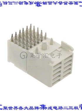 89096-102LF 背板连接器10POS插座母插口5排4mm板边缘通孔直角天