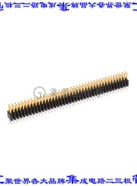 20021111-00080T8LF 针座连接器80POS接头2排1.27mm公形插针通孔