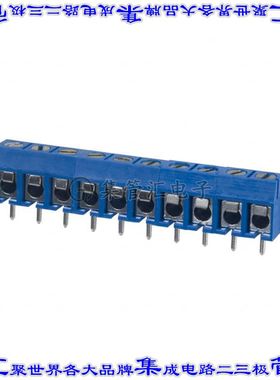 OSTTC100162 线对板连接器10POS接线端子5mm通孔水平带板