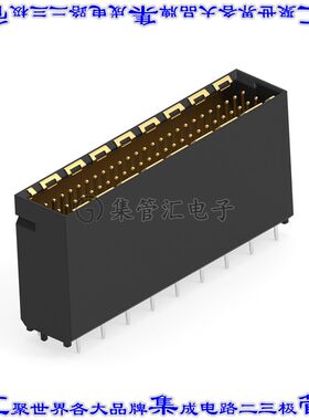 224560-E 针座连接器50POS接头2排1mm公形插针表贴SMD镀金