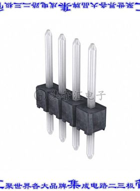 901200124 0901200124针座连接器4POS分离式2.54mm公形插针通孔直