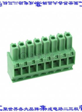 OSTTS08315B 端子块连接器8POS插头母插口3.81mm绿色自由悬挂