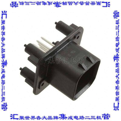 1-776275-1 针座连接器8POS接头3排4mm公形插针通孔镀金