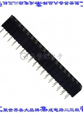 63453-134LF 针座连接器34POS插座2排2mm母形插口通孔直针镀金