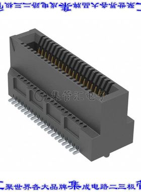 MEC8-120-02-S-DV-A-K-TR 卡边缘连接器40POS母头2排0.8mm黑色镀