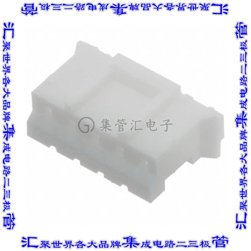 SWH201-NULN-S05-UU-WH 矩形连接器外壳5POS插座2mm母形插口白色