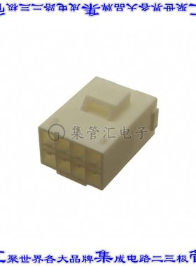 YLR-08VF 矩形连接器外壳8POS插座2排4.5mm公形引脚白色自由悬挂