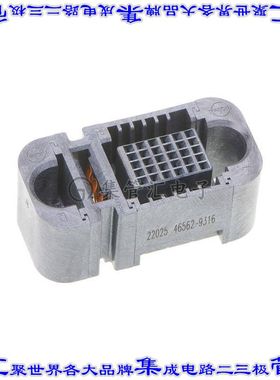 465629316 0465629316背板连接器31POS插座母插口通孔黑色