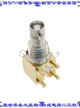 034-1030 同轴连接器BNCHD插孔母形插口焊接75欧姆面板安装通孔直