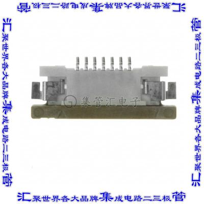 XF2L-0735-1A 连接器7POS FFC/FPC 0.5mm触点底部表面贴装直角