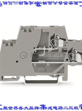 280-944/281-589 端子块连接器4POS馈通式2排10.0mm灰色14-28AWG