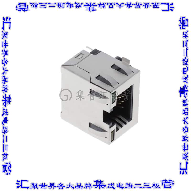 RJE3A1881412 接插件连接器8P8C, RA, CAT5E, SMT, SHIELD WIT