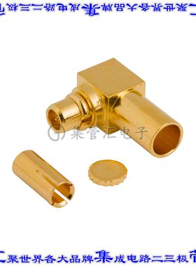 262147 同轴连接器MMCX插头公引脚焊接50欧姆自由悬挂直角