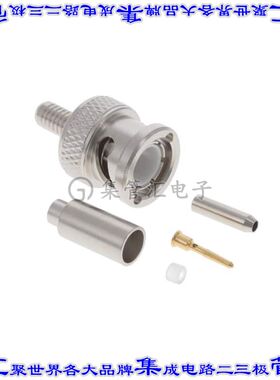 R142076000 同轴连接器BNC插头公引脚压接75欧姆自由悬挂