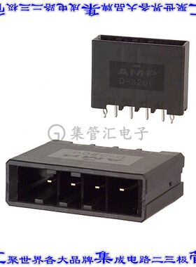 1-917338-2 针座连接器4POS接头5.08mm公形插针通孔直针镀金