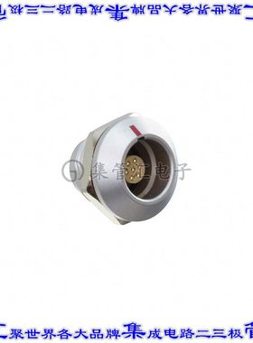 FLKB-07EGFS-GCP-001 圆形连接器7POS插座母插口焊杯镀金面板安装