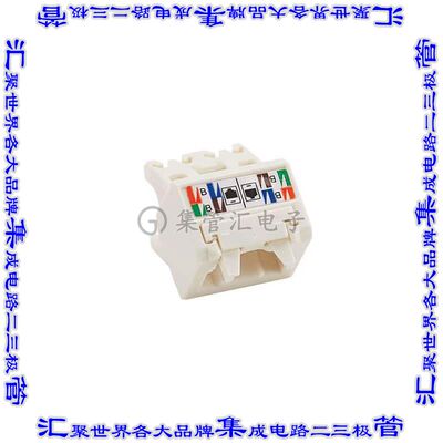 CJUDCAPIW-C 接插件连接器CAT6 UP/DOWN 45 DEGREE TG WIRECA