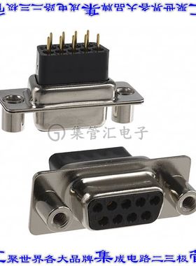 172-009-283L031 连接器9POS插座母插口2排D-Sub面板安装通孔