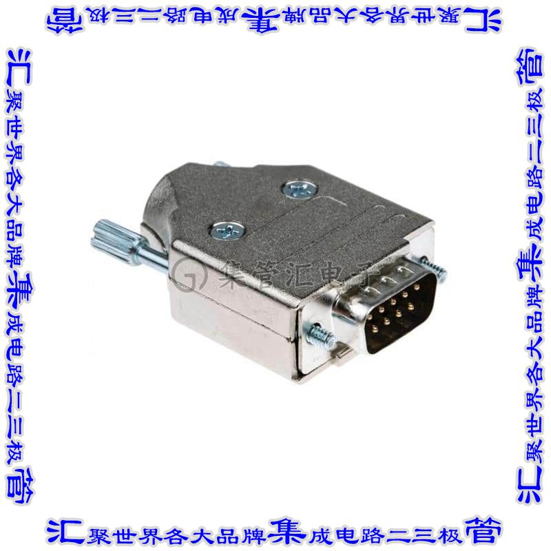 MHDM9-DB9P-K 连接器9POS后壳180度屏蔽银