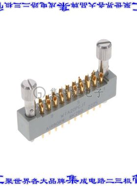 WTA20PCJT 背板连接器20POS插头公引脚2排2.54mm自由悬挂