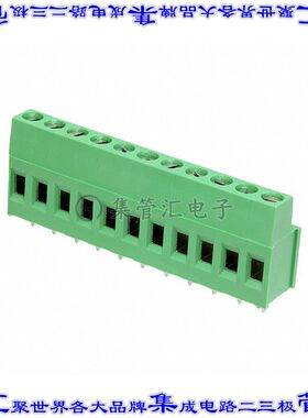 1-282856-1 线对板连接器11POS接线端子5mm通孔水平带板