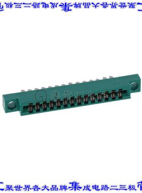 306-014-500-104 卡边缘连接器28POS母头2排3.96mm绿色镀金